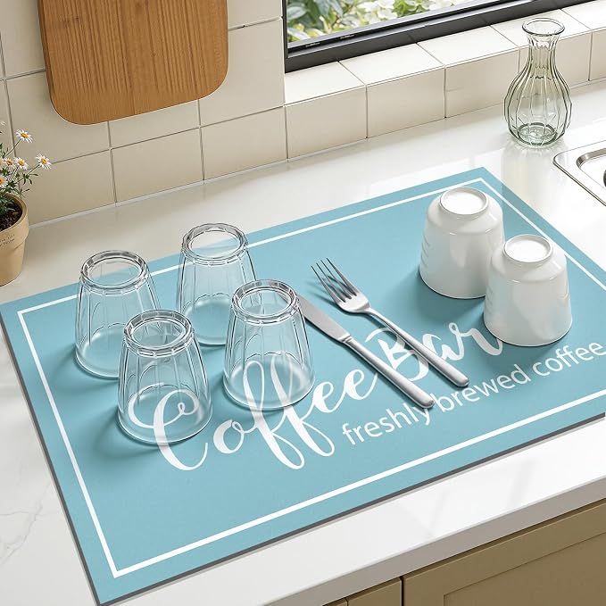 Findosom Dish Drying Mat, Cuttable Drying Mat - Image 9