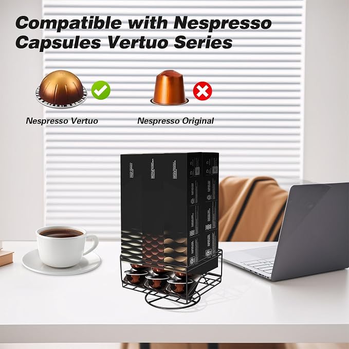 Coffee Pod Holder for Nespresso Capsules Vertuo, Barista Flavored Pack 7.8oz - Image 2