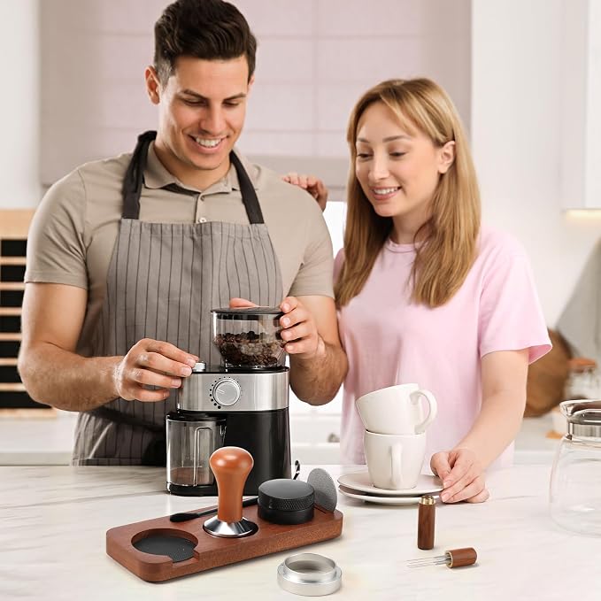 7 Pcs Espresso Accessories Kit, 51 mm Coffee Tamper Set Espresso Machine - Image 7
