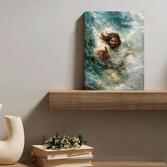 Christian Wall Art Jesus Wall Decor The Hand of God Picture - Image 5
