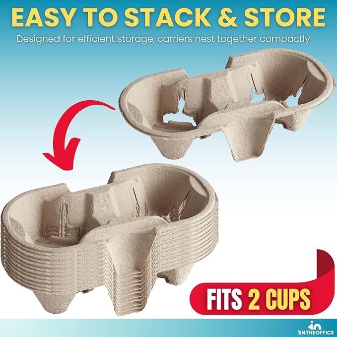 Drink Carrier 2 Cup, Cup Carriers - Image 4