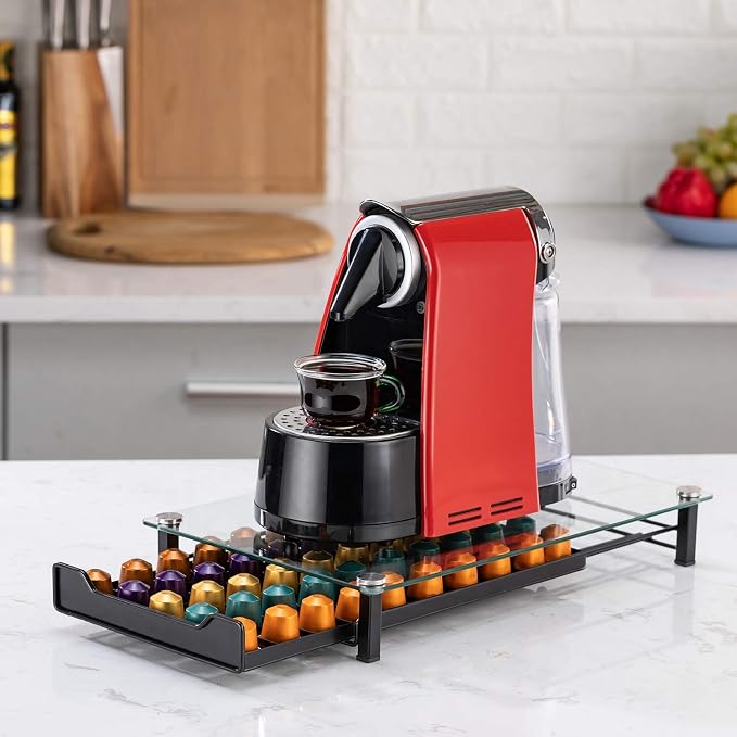 Coffee Pod Storage Holder Capsules Originaline Drawer Organizer, Crystal - Image 2