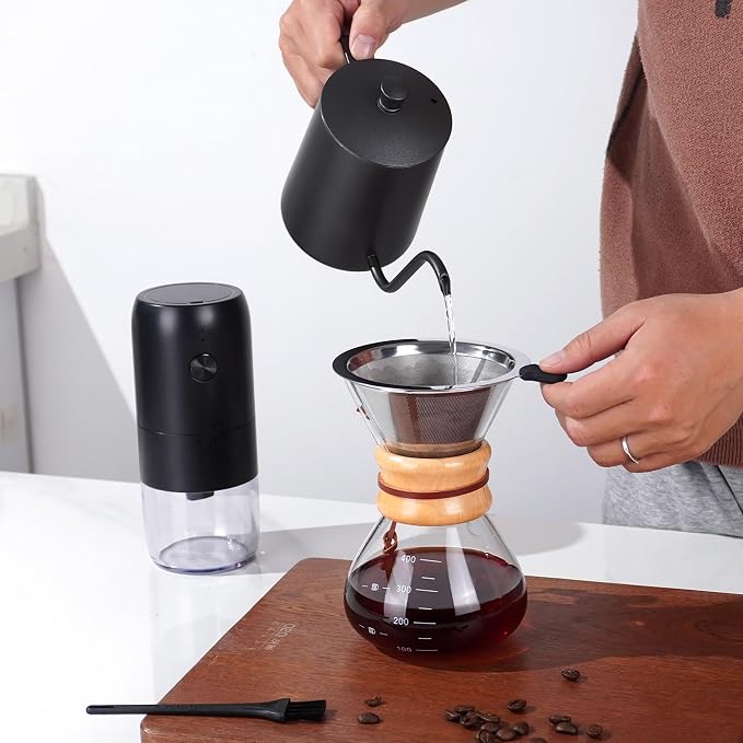 SuperCook Pour Over Coffee Dripper Set, Hand Drip Coffee Maker Set, All in One - Image 5