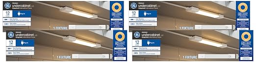 GE LED Undercabinet Light Fixture, Linkable Integrated Plug-in Fixture by Unknown