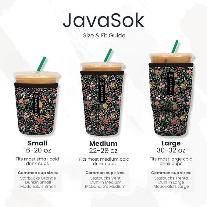 Sok It JavaSok Iced Coffee & Cold Soda Insulated Neoprene Cup Sleeve - Image 4