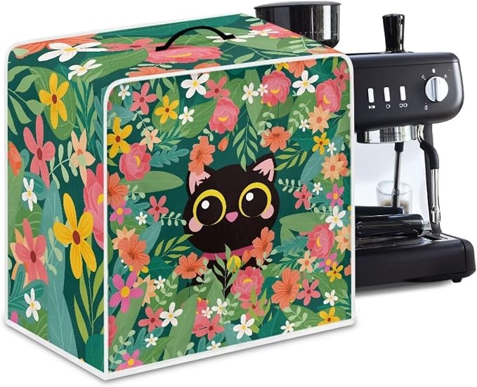 Cat Coffee Maker Cover Durable Lightweight Coffee Pot Cover Dust Protection - Image 4