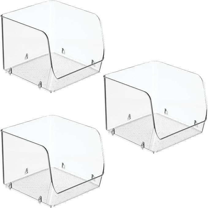 iDesign Stackable Open-Front Storage Bins - Image 9