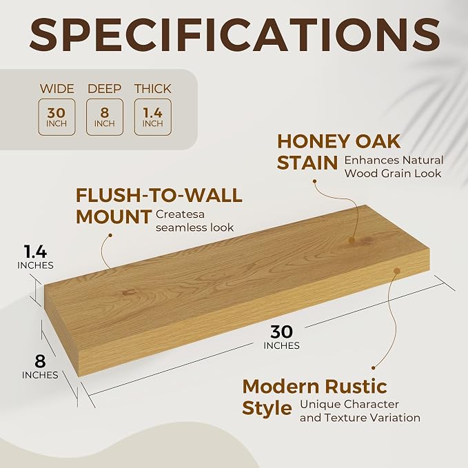 Dreamland 30 Inches Floating Shelves - Image 5