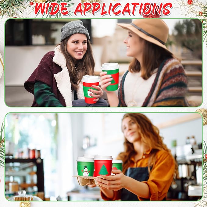 120 Pack Christmas Coffee Cups - Image 4