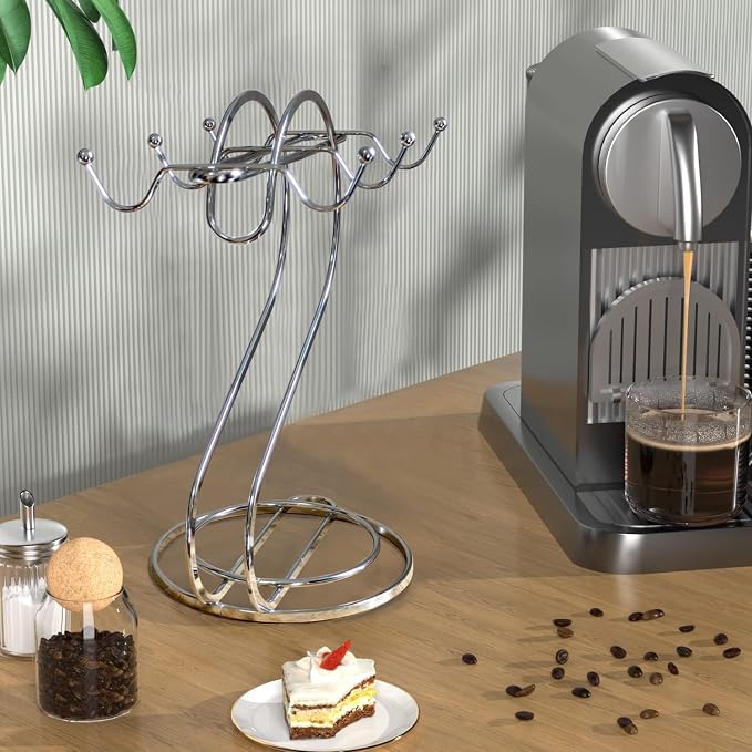 Coffee Mug Holder Metal, Mug TeaCups Holders Countertop, Coffee Mug Tea Cup - Image 2