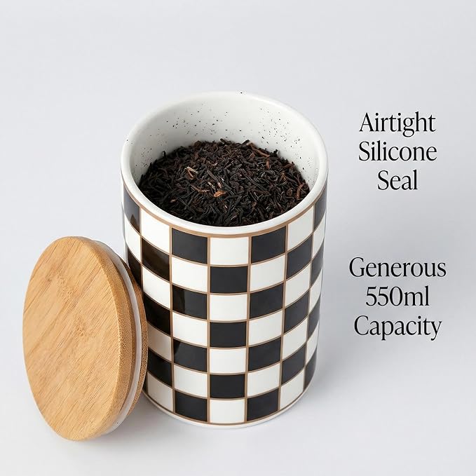 1 Piece Ceramic Coffee Canister, Airtight Coffee Container - Image 4