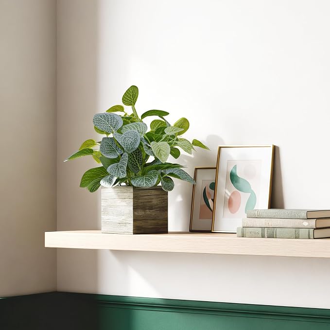 2 Pack 12" Medium Eucalyptus Fake Plants, Artificial Plants Indoor - Image 8