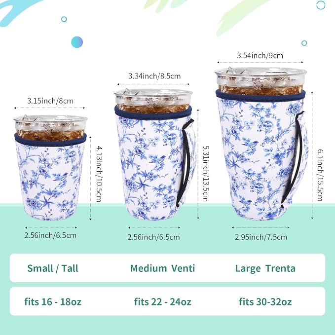 Iced Coffee Sleeve Insulator Sleeves - Image 2