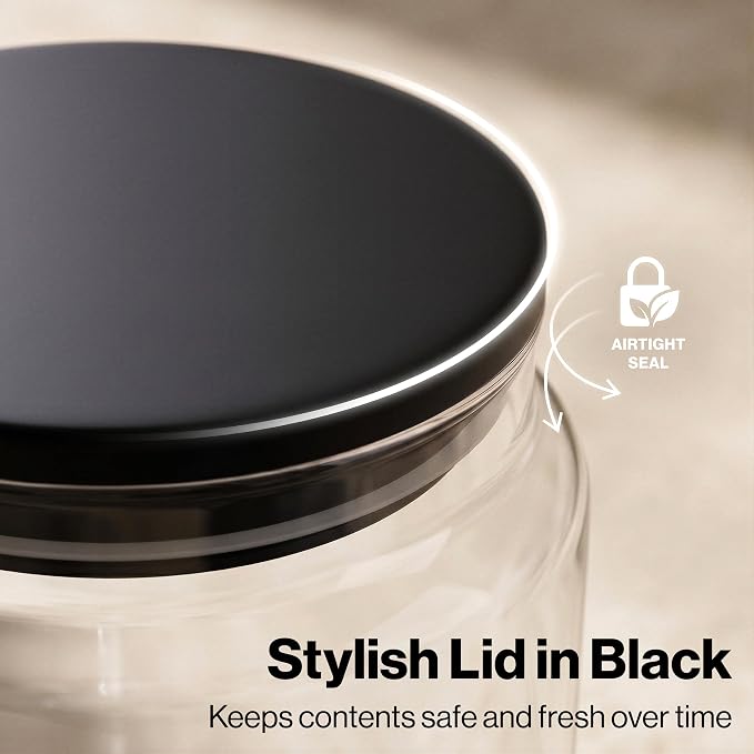 EDELHAUS 2x Large Glass Storage Containers - Image 7