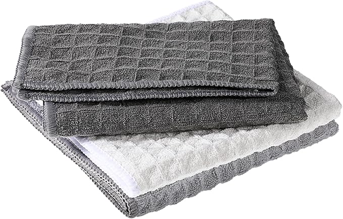 3 Pcs Professional Grade Microfiber Towel Waffle Microfiber Cleaning Cloth by Unknown