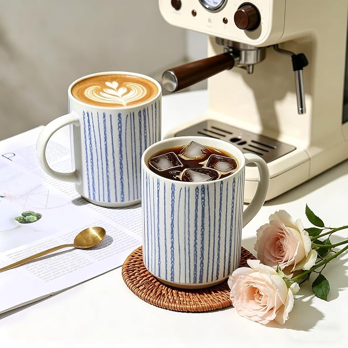 Coffee Mugs Set of 6, 17oz Ceramic Mugs - Image 7