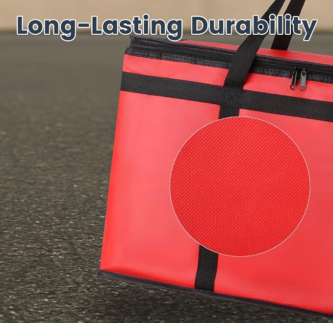 Cooler Insulated Food Delivery Bag & Drink Carrier - Image 2