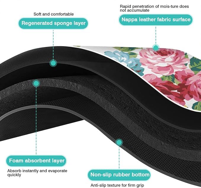Coffee Bar Mat Accessories for Countertop Absorbent Hide Stain Rubber Backed - Image 6