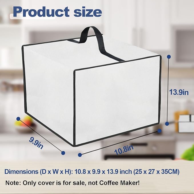 Coffee Machine Dust Cover for Cuisinart Coffee Maker 14-Cup - Image 8