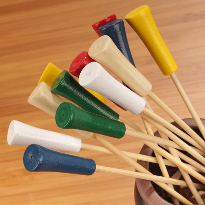 BambooMN Decorative Golf Tee Bamboo Cocktail Sandwich Skewer Picks - Image 3