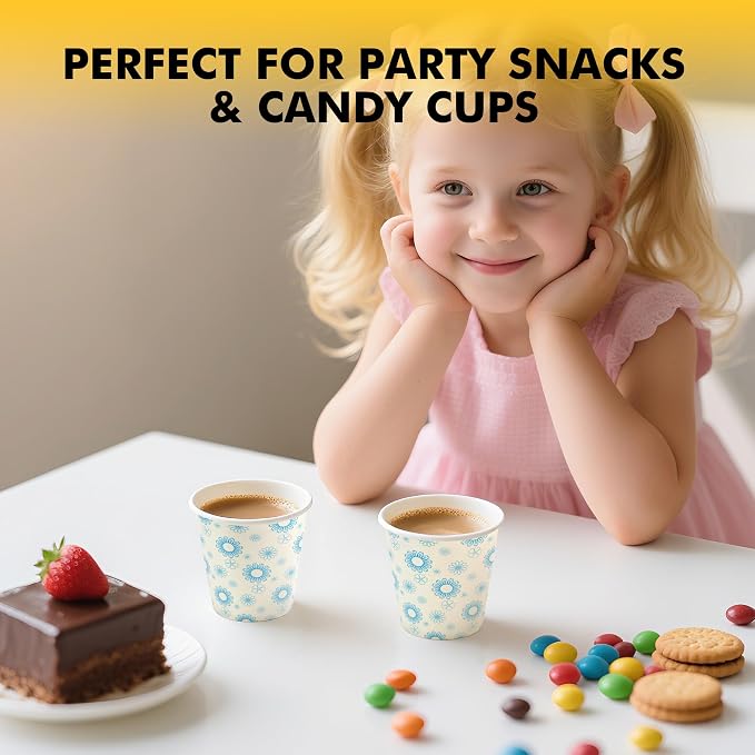 RACETOP Paper Cups 3 oz, Bathroom Cups 3 oz, Disposable Bathroom Paper Cups - Image 8