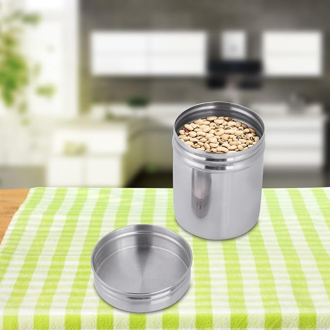 Air Tight Coffee Grounds Container, 304 Stainless Steel Sealed Coffee Bean - Image 8
