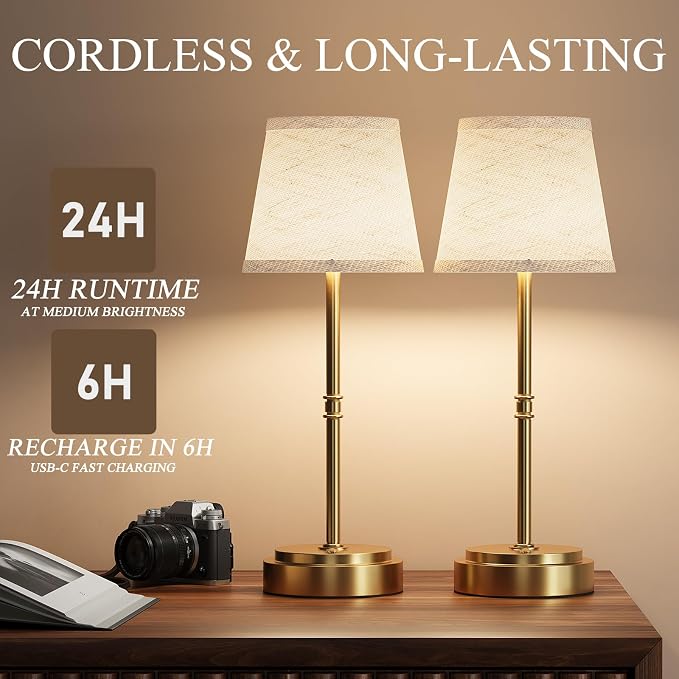 Cordless Table Lamp Rechargeable - Image 3