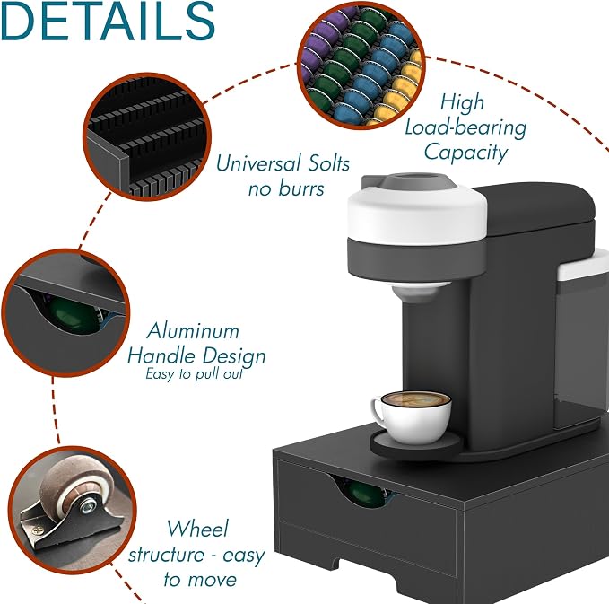 Suli Coffee Pod Drawer Organizer Compatible - Image 5