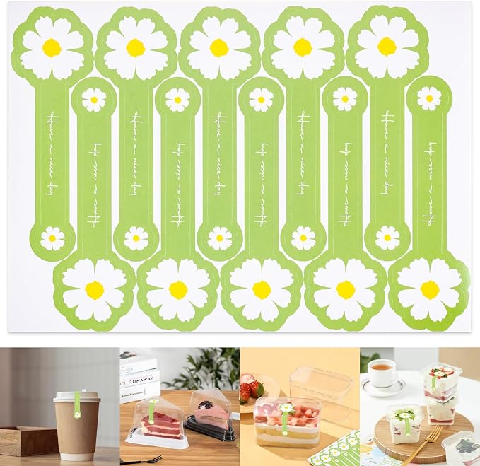 300pcs Handmade Lollipop Baking Stickers by beyonday