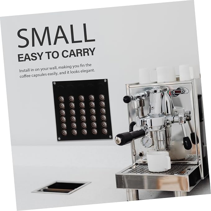 COLLBATH Wall-mounted Acrylic Coffee Capsules Rack Space-saving Organizer - Image 7