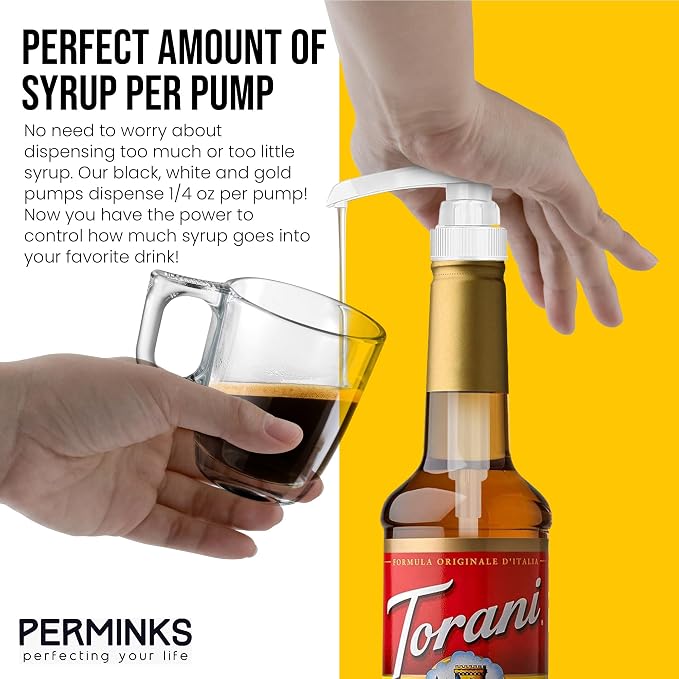 Premium Syrup Pump Compatible w/Torani 750 ml Bottle, Davinci Syrups - Image 5