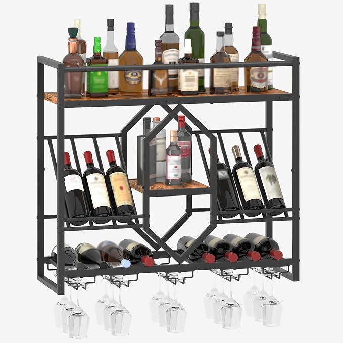 HOOBRO Wall Mounted Wine Rack - Image 9