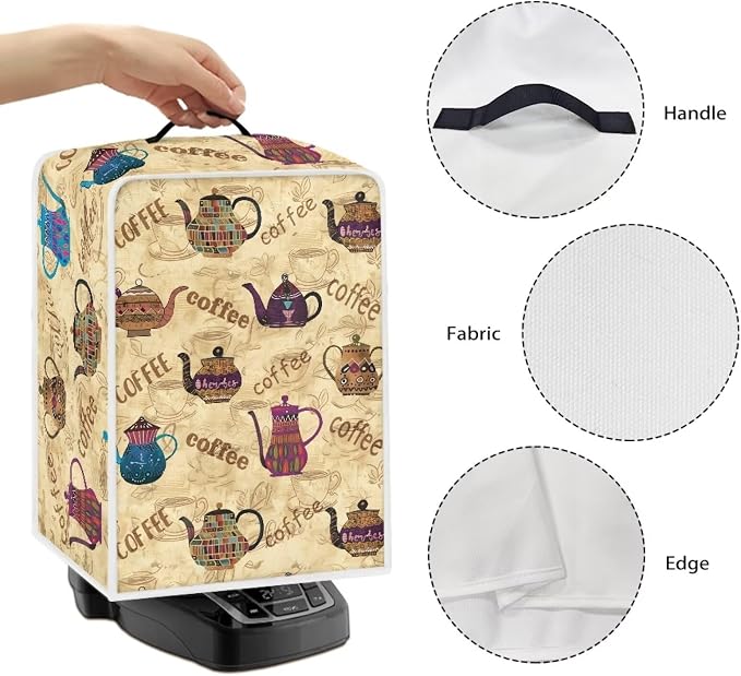 Coffee Maker Cover Kitchen Appliance Covers Dust Protection Waterproof Coffee - Image 4