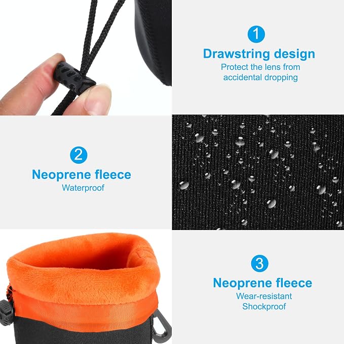 PATIKIL Camera Lens Bag, Lens Case - Image 4