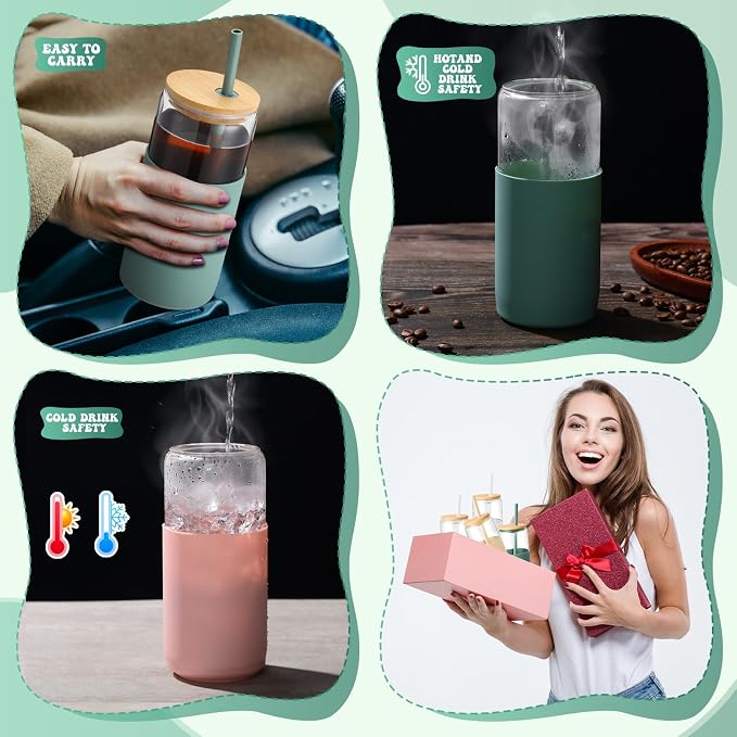 FillTouch 4 Pack Glass Cups - Image 3