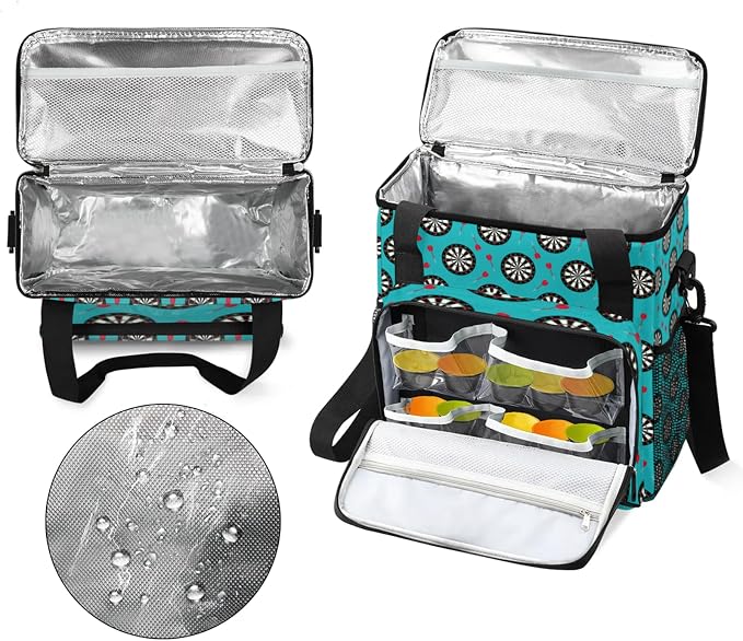 Dart Board Coffee Maker Travel Bag, Dart Board Large Carrying Storage Case - Image 3