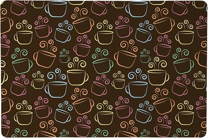 Coffee Maker Mat for Countertop – Absorbent, Non-Slip Coffee Bar Mat, Protects - Image 4