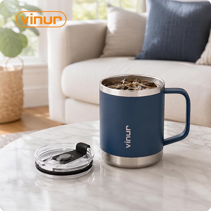 VINUR Stainless Steel Pour Over Coffee Maker, 12 oz Insulated Coffee Maker - Image 9