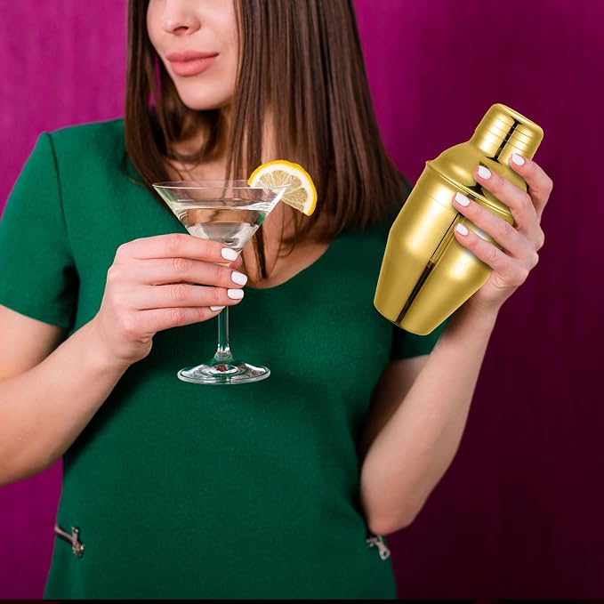 Nitial 6 Pcs Bar Cocktail Shaker Professional Stainless Steel Martini Drink - Image 4