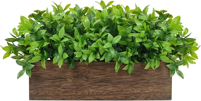 Velener 14" Artificial Boxwood Plants Indoor Centerpiece by Velener