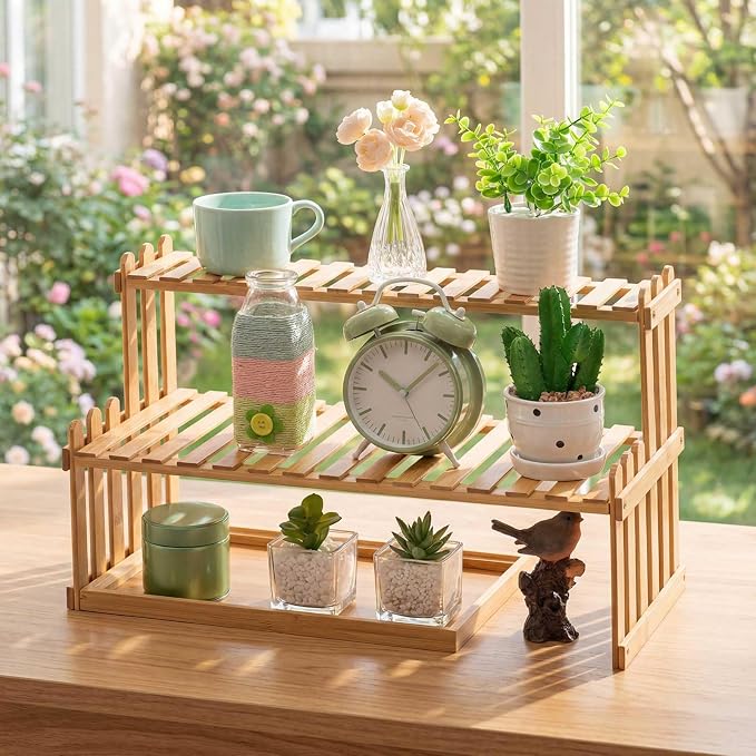 Kathfly 18.5" 2-tier Matcha Station Shelf Stand - Image 7
