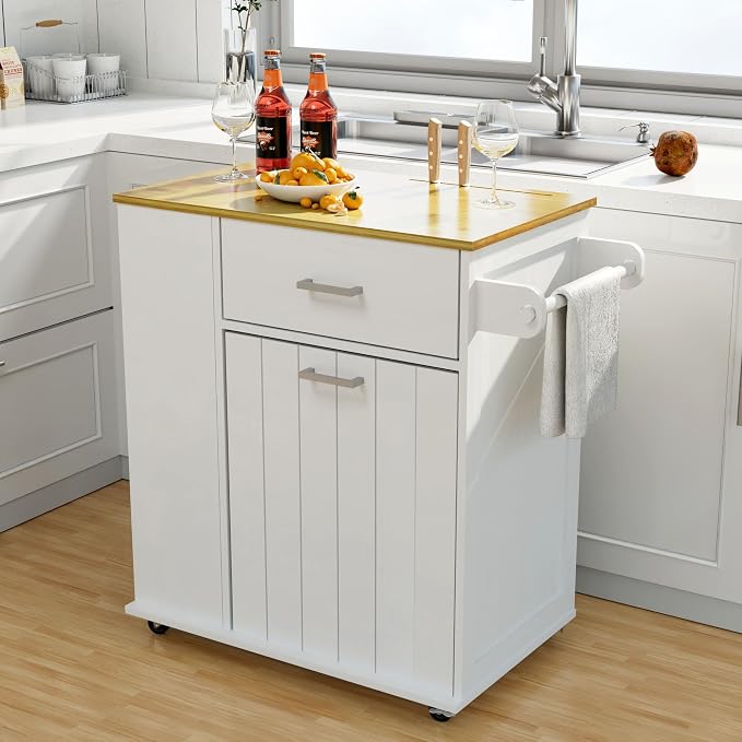 HQZX Rolling Kitchen Island - Image 8