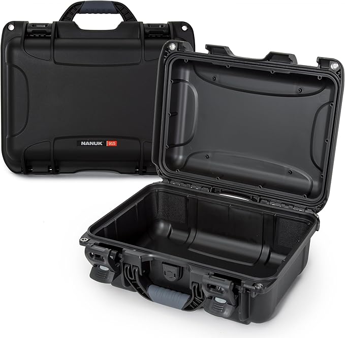 NANUK 915 Empty Hard Case, IP67 Waterproof, Dustproof and Impact Resistant by NANUK