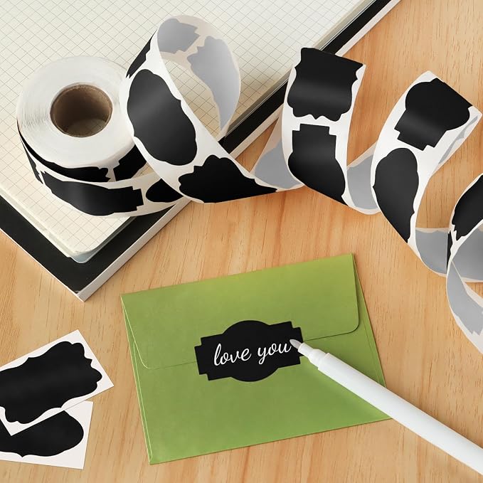 300PCS Chalkboard Labels 2x1.2 Inch - Image 3