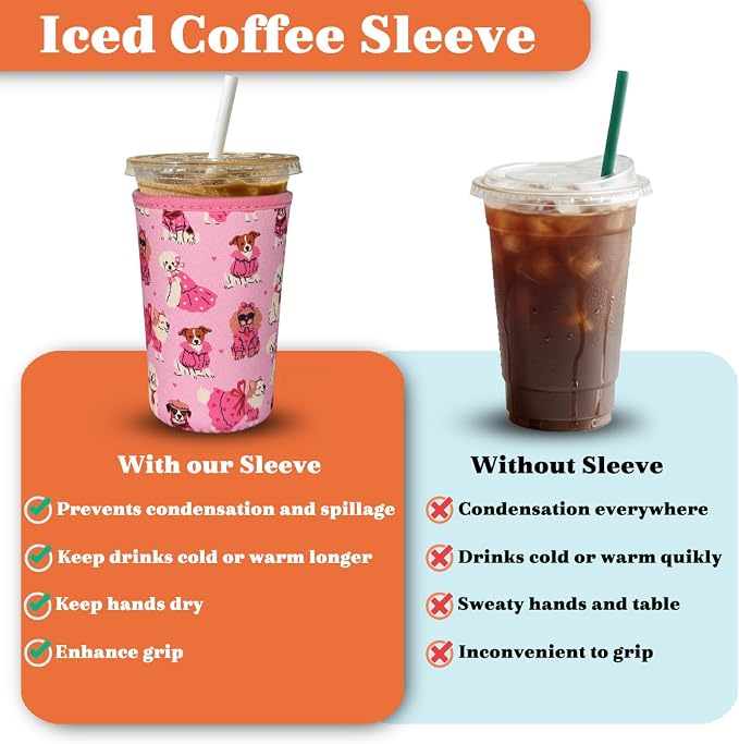 Reusable Iced Coffee Insulator Sleeve - Image 3