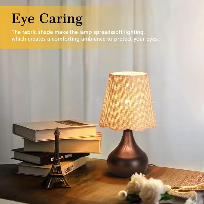 Ziqqeelam Oil Rubbed Bronze Small Table Lamp - Image 6