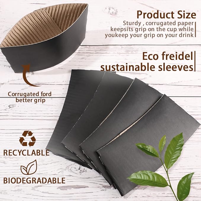 Sabary 50 Pcs Coffee Cup Sleeves - Image 3