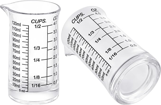 Ackers 4oz Glass Measuring Cup – Shot Glass by AckersBORO33
