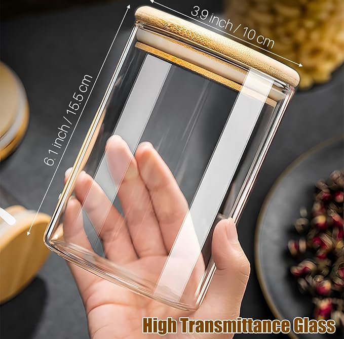 66 oz Glass Food Storage Jars - Image 7