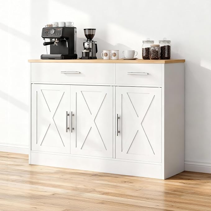 SUNLEI Kitchen Buffet Sideboard Cabinet - Image 6